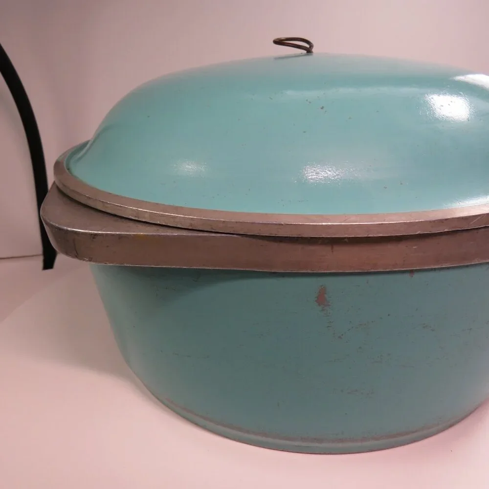 Vintage Club Aluminum Dutch Oven 4.5 Quart READ ALL
